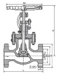 日標(biāo)法蘭截止閥結(jié)構(gòu)圖紙 日標(biāo)法蘭截止閥結(jié)構(gòu)圖紙