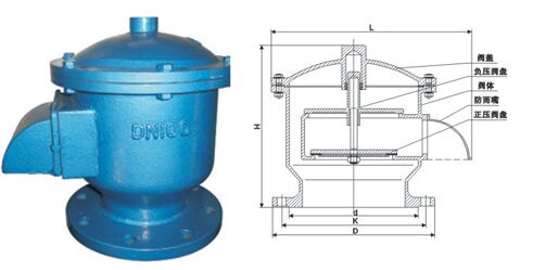 GFQ-2型全天候呼吸閥結構圖紙 GFQ-2型全天候呼吸閥結構圖紙